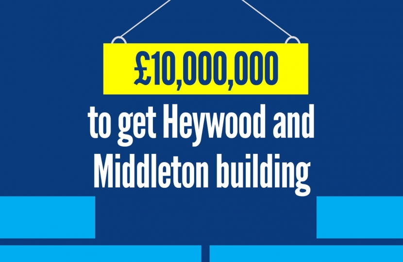 £10m to get Heywood and Middleton building