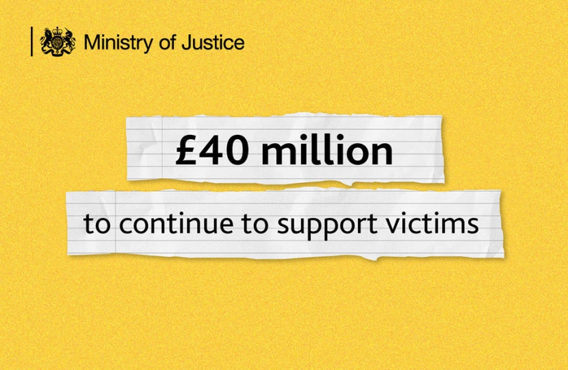 An Extra £40 Million to Help Victims During the Pandemic and Beyond
