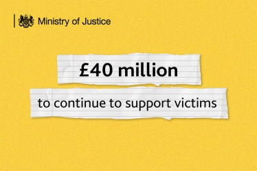 An Extra £40 Million to Help Victims During the Pandemic and Beyond